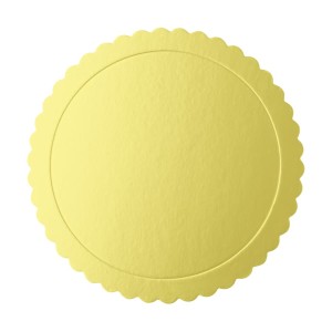 Podkład pod tort okrągły złoty, 25 cm