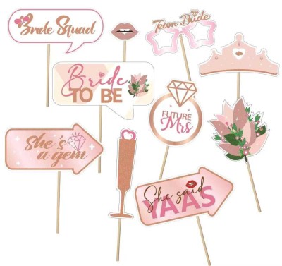 Akcesoria rekwizyty gadżety do zdjęć na wieczór panieński, 10 szt.