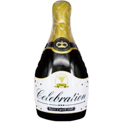 Balon foliowy Butelka Szampana "Celebration", 44x86 cm
