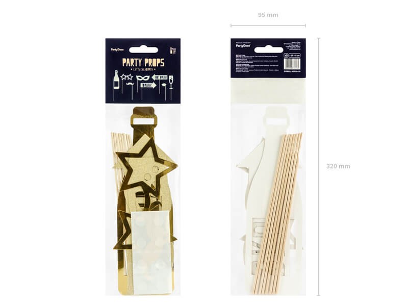 Imprezowe rekwizyty do zdjęć