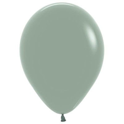 Balony pastelowe Pastel Dusk Laurel Green laurowy zielony, 12 cm 3 szt.