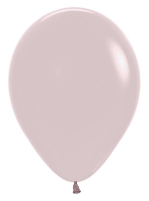 Balony pastelowe Pastel Dusk Rose brudny różowy, 12 cm 3 szt.