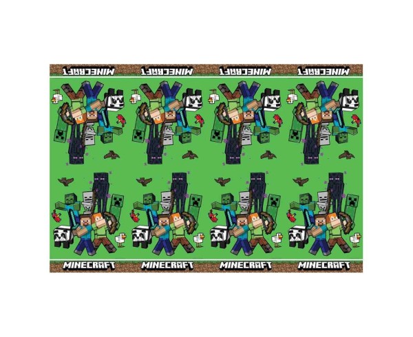 Obrus foliowy Minecraft piksele, 120x180 cm
