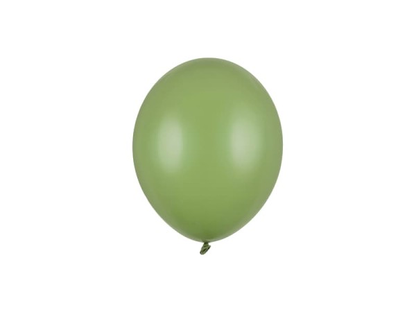 Balony pastelowe rozmarynowa zieleń Pastel Rosemary Green strong, 12 cm 3 szt.