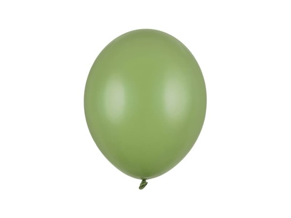 Balony pastelowe rozmarynowa zieleń Pastel Rosemary Green strong, 27 cm 3 szt.