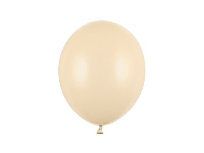 Balony pastelowe nude beżowe Alabaster strong, 27 cm 3 szt.