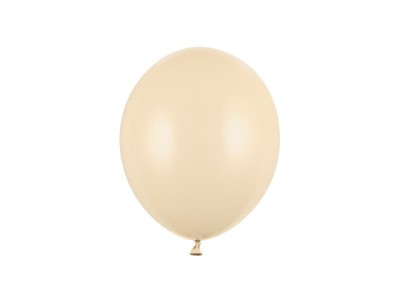 Balony pastelowe nude beżowe Alabaster strong, 23 cm 3 szt.