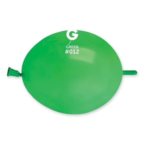 Balony pastelowe z łącznikiem do girland zielone, 33 cm 3 szt.