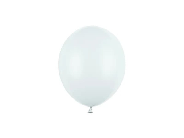Balony pastelowe blady niebieski Pastel Light Misty Blue strong, 12 cm 3 szt.