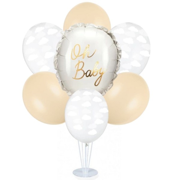 Zestaw balonów na stojaku Oh Baby
