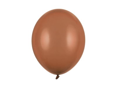 Balony pastelowe brązowe kawowe mokka Pastel Mocca strong, 30 cm 3 szt.