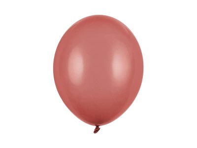 Balony pastelowe bordowe burgundowe Pastel Burgundy strong, 30 cm 3 szt.