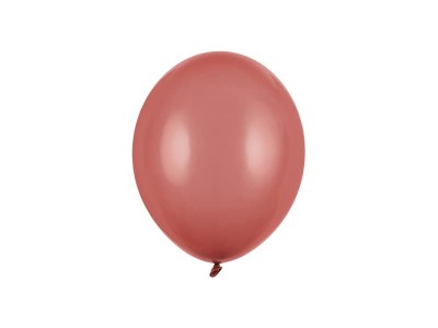 Balony pastelowe bordowe burgundowe Pastel Burgundy strong, 23 cm 3 szt.