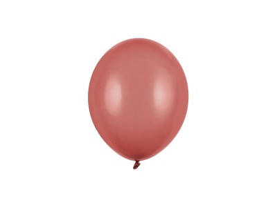 Balony pastelowe bordowe burgundowe Pastel Burgundy strong, 12 cm 3 szt.