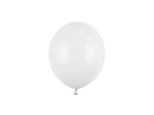 Balony pastelowe białe Pastel Pure White strong, 12 cm 3 szt.