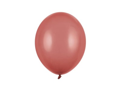 Balony pastelowe bordowe burgundowe Pastel Burgundy strong, 27 cm 3 szt.