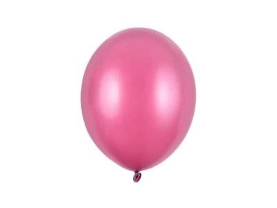 Balony metaliczne różowe Metallic Hot Pink strong, 27 cm 3 szt.
