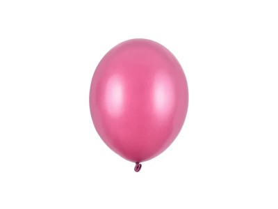 Balony metaliczne różowe Metallic Hot Pink strong, 12 cm 3 szt.