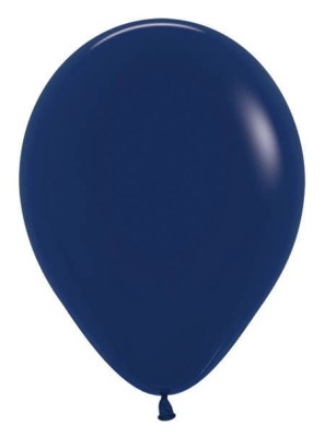 Balony pastelowe granatowe Fashion Navy Blue, 30 cm 3 szt.