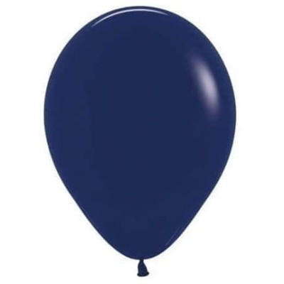 Balony pastelowe granatowe Fashion Navy Blue, 12 cm 3 szt.