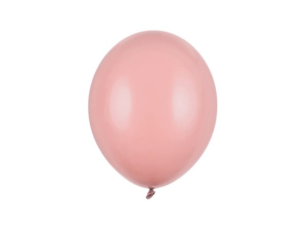 Balony pastelowe ciemne mgliste różowe Pastel Dark Dusty Rose strong, 27 cm 3 szt.