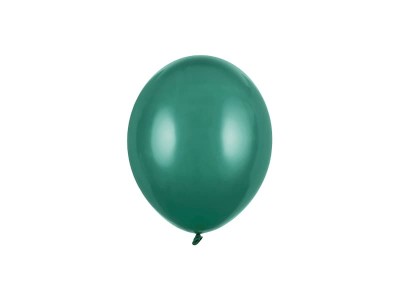 Balony pastelowe butelkowe zielone Pastel Bottle Green strong, 12 cm 3 szt. 