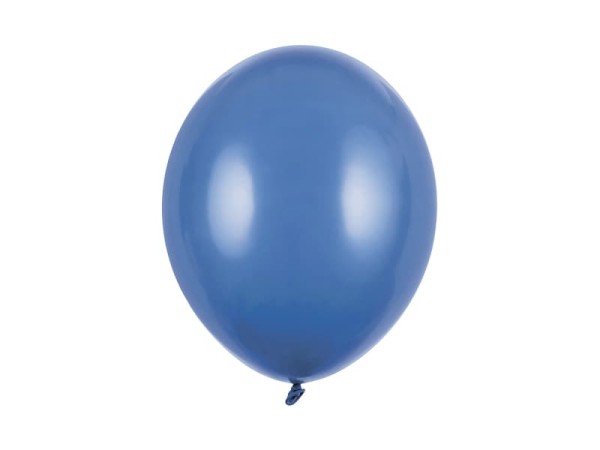 Balony pastelowe niebieskie granatowe Pastel Navy Blue strong, 30 cm 3 szt.