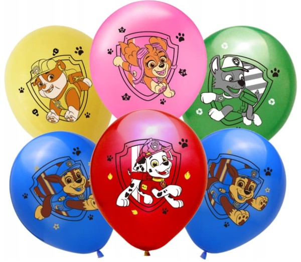 Balony lateksowe Psi Patrol mix (5277), 10 szt.