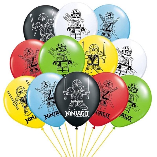 Balony lateksowe Ninjago mix (5473), 12 szt.