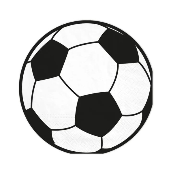 Serwetki papierowe Piłka Nożna, 10 szt.