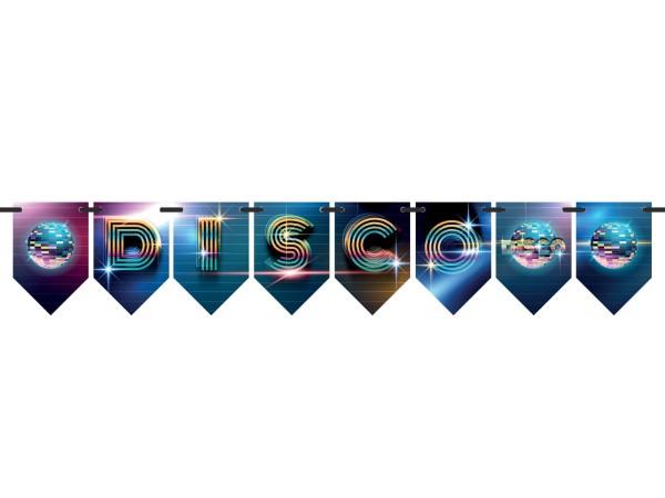 Baner wiszący flagi Disco Party, 165 cm