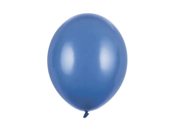 Balony pastelowe niebieskie granatowe Pastel Navy Blue strong, 30 cm 10 szt.