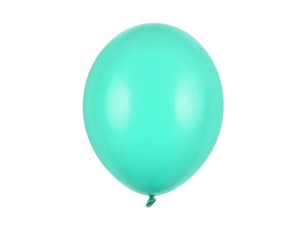 Balony pastelowe zielone miętowe Pastel Mint Green strong, 30 cm 10 szt.