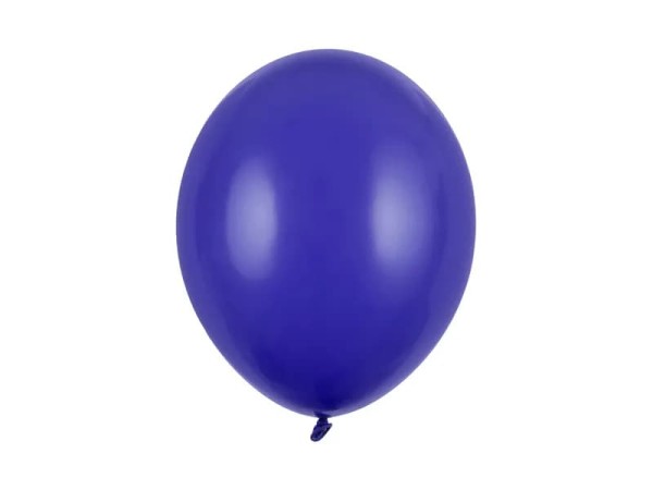 Balony pastelowe niebieskie granatowe Pastel Royal Blue strong, 30 cm 10 szt.