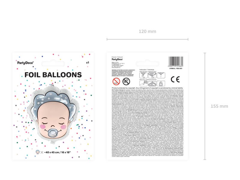 Balon bobas chłopiec