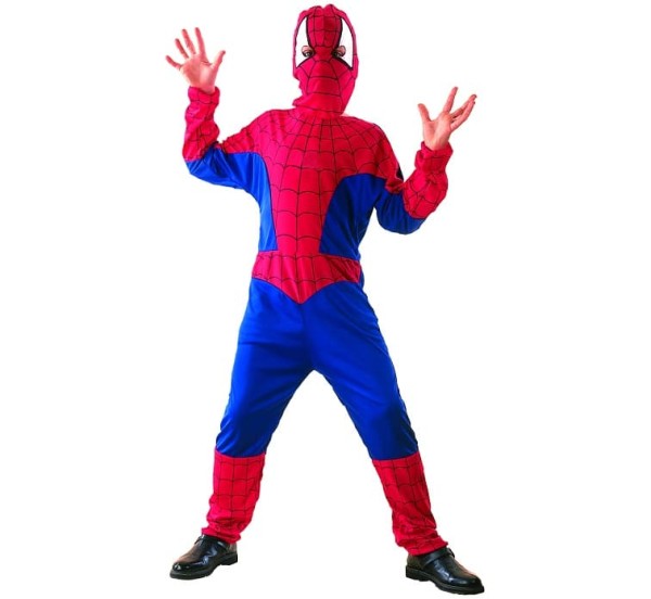Strój przebranie dla dzieci Spiderman człowiek pająk, 120/130 cm