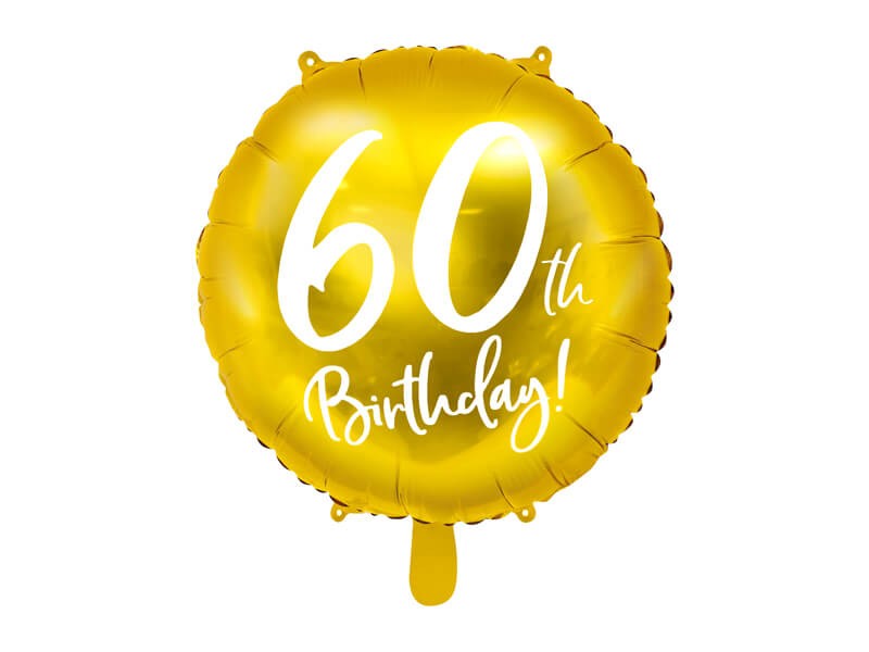 Balon foliowy 60 urodziny