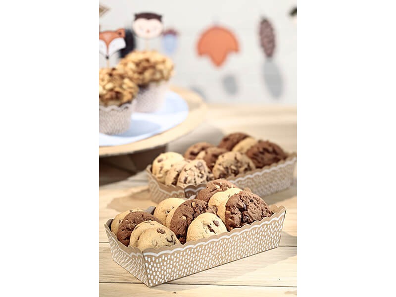 Leśne przyjęcie miseczki na ciastka