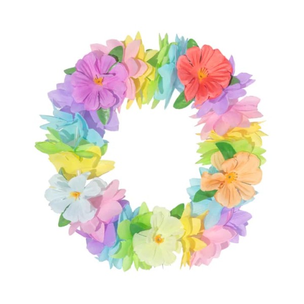 Opaska hawajska na gumce, kolorowa