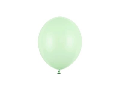Balony pastelowe zielone pistacjowe Pastel Pistachio strong, 12 cm 3 szt.