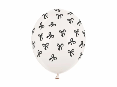 Balony lateksowe Kokardki złamana biel, 30 cm 3 szt.