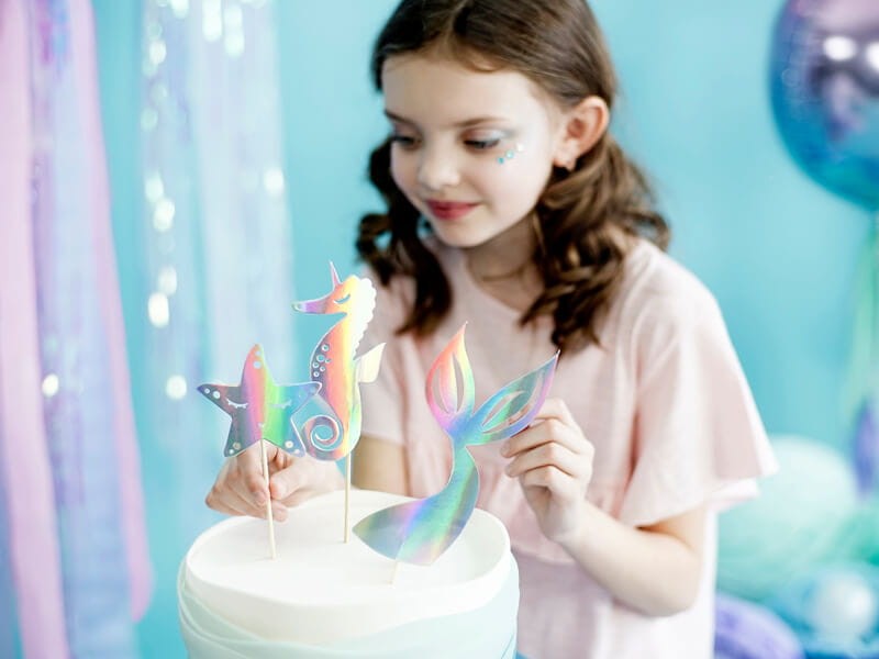 Toppery syrenka na tort urodzinowy