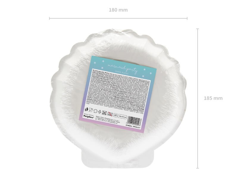 Talerzyki papierowe muszle