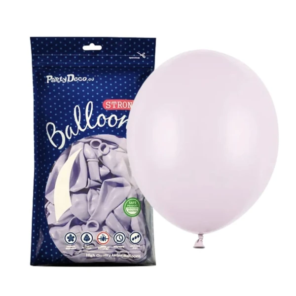 Balony pastelowe fioletowe wrzosowe Pastel Heather strong, 30 cm 100 szt.