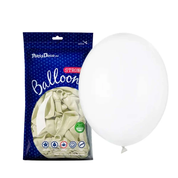 Balony przezroczyste Crystal Clear strong, 30 cm 100 szt.