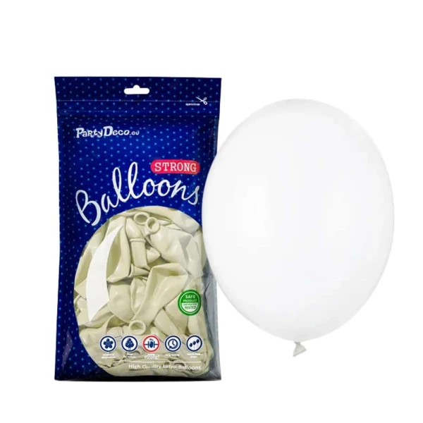 Balony przezroczyste Crystal Clear strong, 27 cm 100 szt.