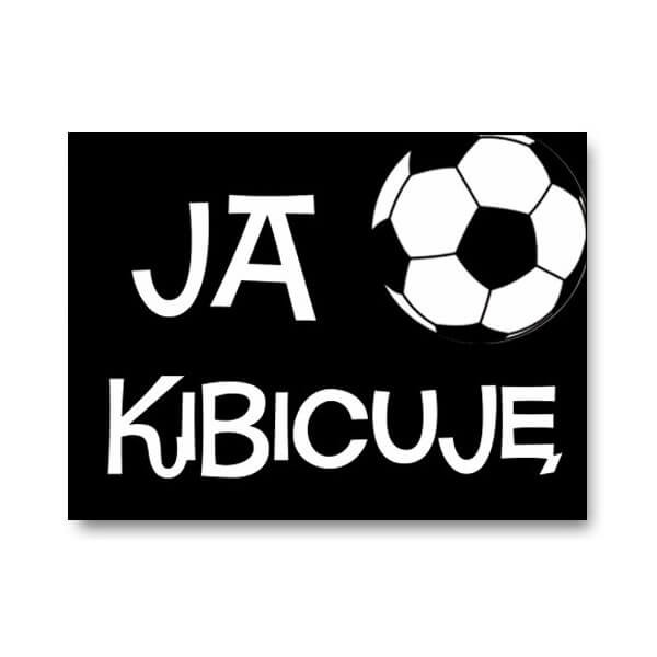 Naklejka nalepka na buty 2 szt ja kibicuje