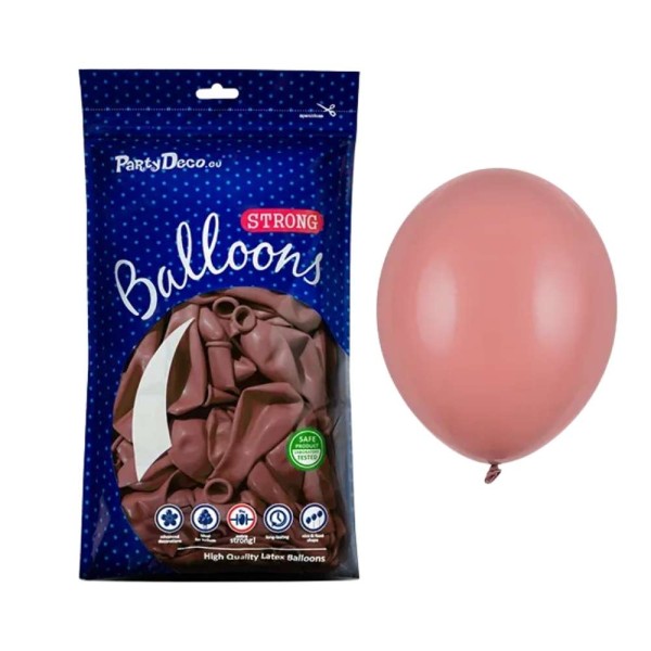 Balony pastelowe dzika róża Pastel Wild Rose strong, 23 cm 100 szt.