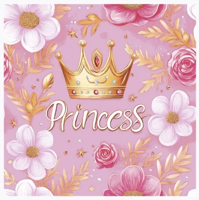 Serwetki papierowe Princess Korona Księżniczka, 20 szt.