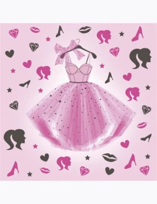 Serwetki papierowe  Księżniczka Sukienka, 20 szt.